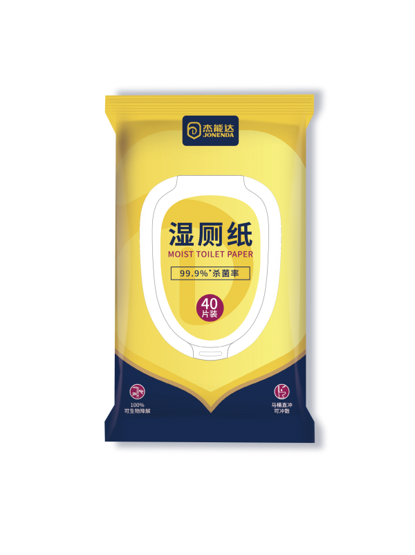 Large and thick 100% biodegradable flushable wet wipes